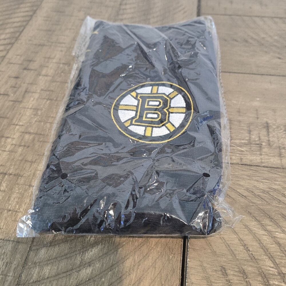 Boston Bruins NHL Tri-Fold Embroidered Golf Towel Black Official Licensed NEW